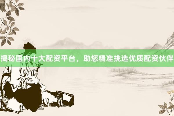 揭秘国内十大配资平台，助您精准挑选优质配资伙伴